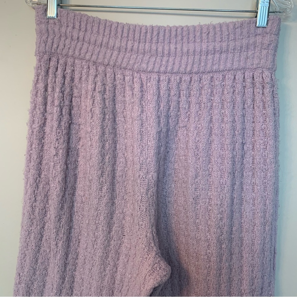 Urban Outfitters Purple Out From Under Mina Cable Knit Pant M - Picture 13 of 16